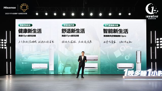 时：海信空调以新风科技守护深度睡眠j9九游会真人游戏第一1晚多睡1小